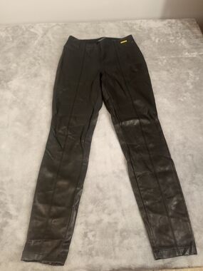 Marc New York Women’s Black Faux Leather Jeans Size XS